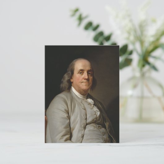 Benjamin Franklin Briefkaart (Staand voorkant)