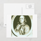 Benjamin Franklin Briefkaart (Voorkant / Achterkant)