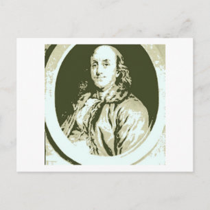 Benjamin Franklin Briefkaart