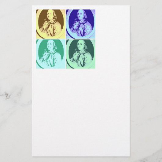 Benjamin Franklin Briefpapier (Voorkant)