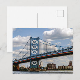 Benjamin Franklin-brug, Philadelphia, PA Briefkaart