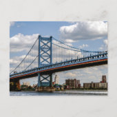 Benjamin Franklin-brug, Philadelphia, PA Briefkaart (Voorkant)