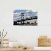 Benjamin Franklin-brug, Philadelphia, PA Poster (Keuken)
