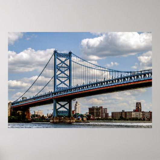 Benjamin Franklin-brug, Philadelphia, PA Poster (Voorkant)