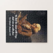 Benjamin Franklin citaat - Aangepaste legpuzzel (Horizontaal)