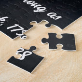 Benjamin Franklin citaat -Aanpassen Legpuzzel (Zijkant)
