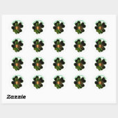Benjamin Franklin Clover St. Patrick's Dag Ronde Sticker (Vel)