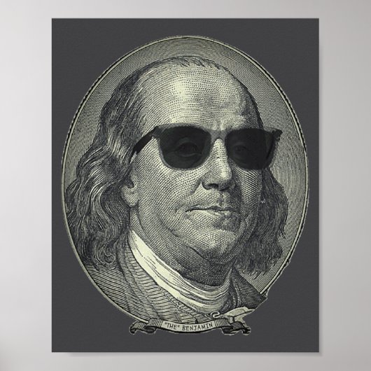 Benjamin Franklin De Benjamin Het draait allemaal  Poster (Voorkant)