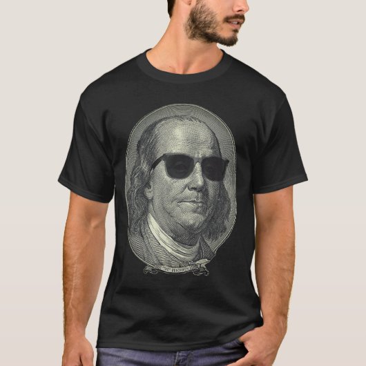 Benjamin Franklin De Benjamin Het draait allemaal  T-shirt (Voorkant)