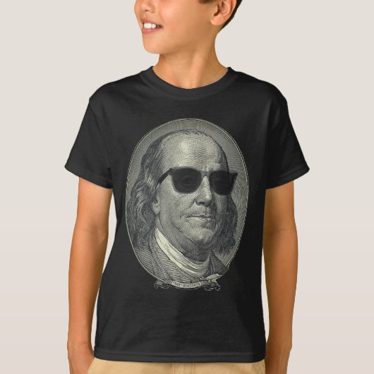 Benjamin Franklin De Benjamin Het draait allemaal  T-shirt (Voorkant)