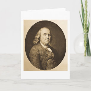 Benjamin Franklin - de Vintage Magische Dia van de Kaart