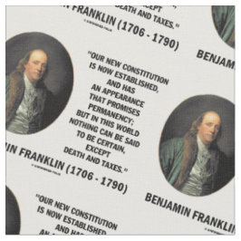 Benjamin Franklin Death Taxes Quote Stof