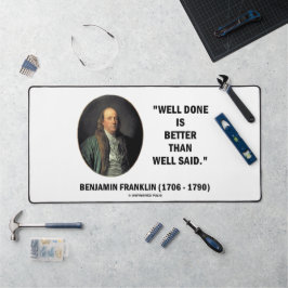 Benjamin Franklin deed het beter dan goed gezegd Bureaumat