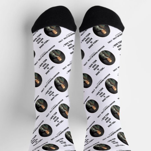 Benjamin Franklin deed het beter dan goed gezegd Sokken (Top)