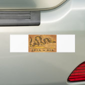Benjamin Franklin doet mee aan de politieke Cartoo Bumpersticker (Op auto)