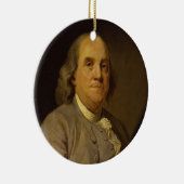 Benjamin Franklin door Joseph-Siffred Duplessis Keramisch Ornament (Rechts)