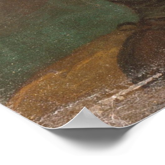 Benjamin Franklin Drawing Electricity uit Sky Poster (Hoek)