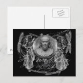 Benjamin Franklin, een Hero Briefkaart (Voorkant / Achterkant)