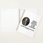 Benjamin Franklin Genius zonder Opleidingscitaat Planner (Display)