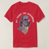 Benjamin Franklin grappig over de Benjamins T-shirt (Design voorkant)