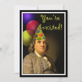 Benjamin Franklin Happy Birthday Kaart