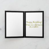 Benjamin Franklin Happy Birthday Kaart (Binnen)