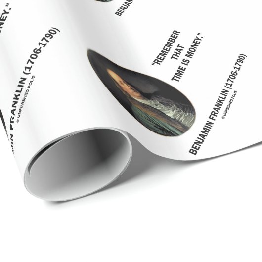 Benjamin Franklin herinnert zich dat de tijd is om Cadeaupapier (Rol Hoek)