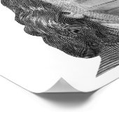 Benjamin Franklin in masker Poster (Hoek)