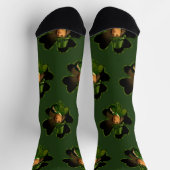 Benjamin Franklin Klover St. Patrick's Dag Sokken (Top)