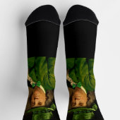 Benjamin Franklin Klover St. Patrick's Dag Sokken (Top)