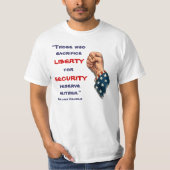 Benjamin Franklin Liberty Shirt (Voorkant)