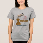 Benjamin Franklin Motto atletisch grijs Tri-Blend Shirt (Voorkant)