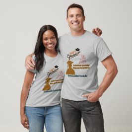Benjamin Franklin Motto grijs T-shirt