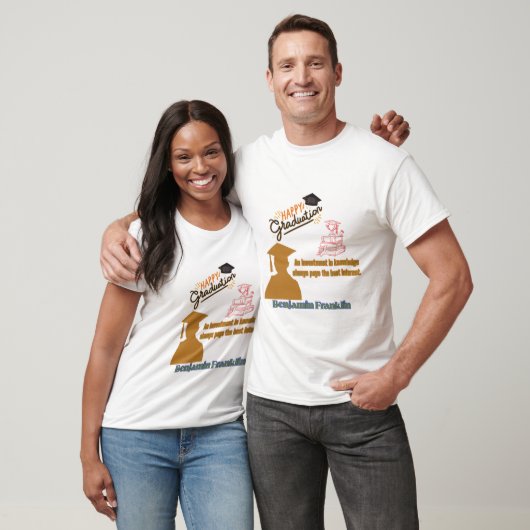 Benjamin Franklin Motto wit T-shirt (Unisex)
