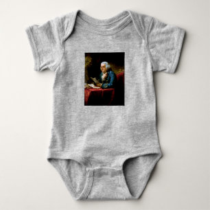 Benjamin Franklin, Oprichter Uitvinder Wetenschapp Romper