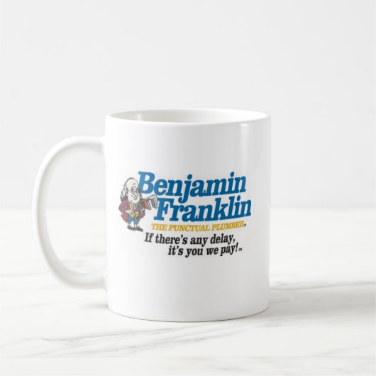 Benjamin Franklin Plumbing Mok (Links)