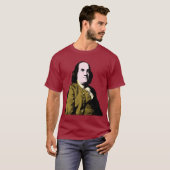 Benjamin Franklin Pop Art Style T-shirt (Voorkant volledig)
