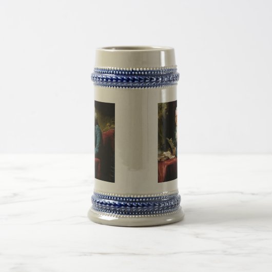 Benjamin Franklin Portrait van David Martin 1767 Bierpul (Center)