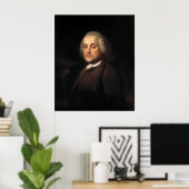 BENJAMIN FRANKLIN Portret van Benjamin Wilson Poster (Thuiskantoor)