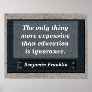 Benjamin Franklin Poster