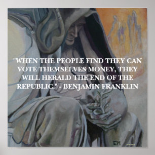 BENJAMIN FRANKLIN - POSTER