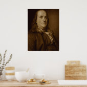 Benjamin Franklin Poster (Keuken)