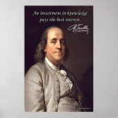 Benjamin Franklin Poster (Voorkant)