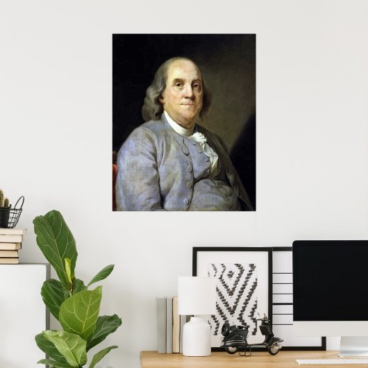 Benjamin Franklin Poster (Thuiskantoor)