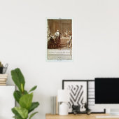 Benjamin Franklin presenteert zijn oppositie Poster (Thuiskantoor)