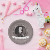 Benjamin Franklin Quotation on Truth in Politics Papieren Bordje (Feest)