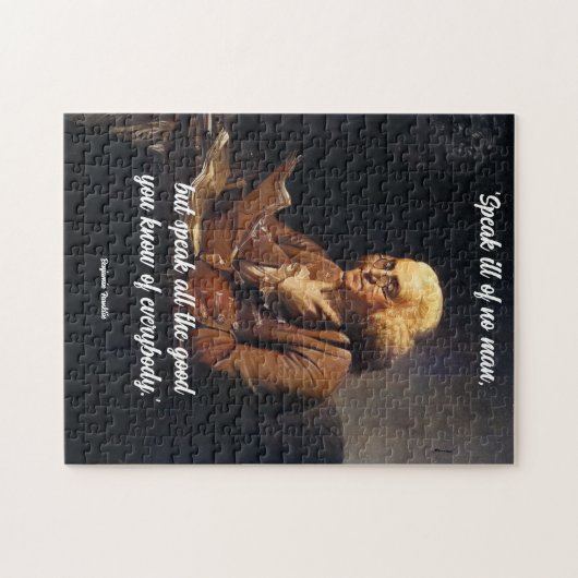 Benjamin Franklin Quote -Customize Quote Legpuzzel (Horizontaal)