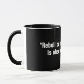 Benjamin Franklin Quote over opstand Mok (Links)