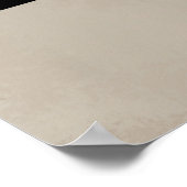 Benjamin Franklin Quote over wijn Poster (Hoek)