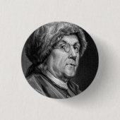 BENJAMIN FRANKLIN RONDE BUTTON 3,2 CM (Voorkant)